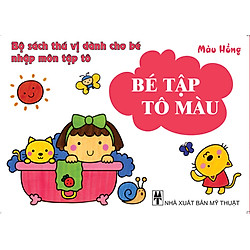 Bé Tập Tô Màu (Màu Hồng)