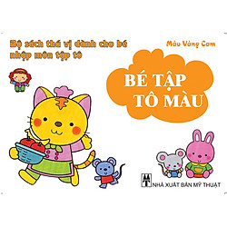 Bé Tập Tô Màu (Vàng Cam)