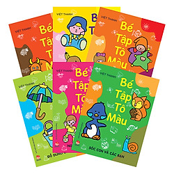 Combo Bé Tập Tô Màu – Tái Bản 2017 (Trọn bộ 6 cuốn)