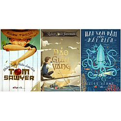 Combo Những Cuộc Phiêu Lưu Của Tom Sawyer – Đảo Giấu Vàng – Hai Vạn Dặm Dưới Biển (Đinh Tị Books)