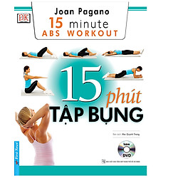 Sách Lò Xo – 15 Phút Tập Bụng (Kèm 1 DVD)