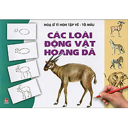 Họa Sĩ Tí Hon Tập Vẽ – Tô Màu: Các Loài Động Vật Hoang Dã (Quyển 1)