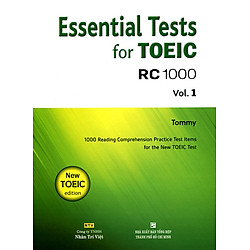 Essential Test For TOEIC RC 1000 Vol 1 (Không CD)
