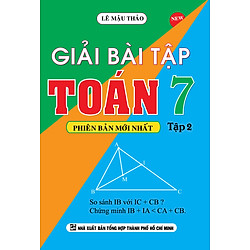 Giải Bài Tập Toán Lớp 7 (Tập 2)