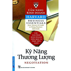 Cẩm Nang Kinh Doanh – Kỹ Năng Thương Lượng (Tái Bản)