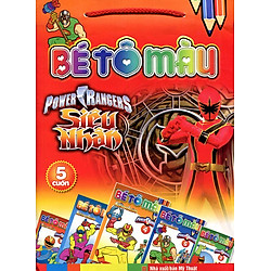 Bộ Túi Bé Tô Màu Siêu Nhân Quyển 2 (Trọn Bộ 5 Cuốn)