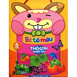 Bộ Túi Bé Tô Màu Thỏ Con Khéo Tay  (Trọn Bộ 5 Cuốn)