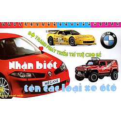 Bộ Tranh Phát Triển Trí Tuệ Cho Bé – Nhận Biết Tên Các Loại Xe Ô Tô