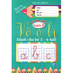 Vở Ô Li (Dành Cho Bé 5 – 6 Tuổi) (Quyển 2)