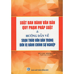 Luật Ban Hành Văn Bản Quy Phạm Pháp Luật