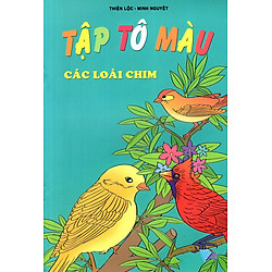 Tập Tô Màu: Các Loài Chim