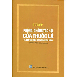 Luật Phòng Chống Tác Hại Của Thuốc Lá