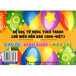 Bé Học Từ Vựng Theo Tranh – Chủ Đề Hình Khối (Song Ngữ Anh – Việt)
