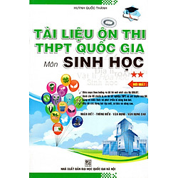 Tài Liệu Ôn Thi THPT Quốc Gia Môn Sinh Học (Tập 2)