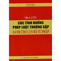 Tra Cứu Các Tình Huống Pháp Luật Thường Gặp Dành Cho Cán Bộ Tư Pháp