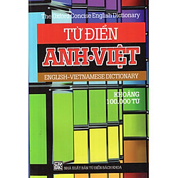 Từ Điển Anh – Việt (100.000 Từ) – Sách Bỏ Túi