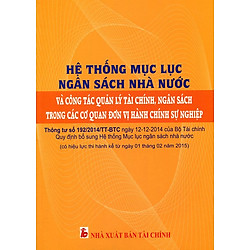 Hệ Thống Mục Lục Ngân Sách Nhà Nước Và Công Tác Quản Lý Tài Chính Ngân Sách