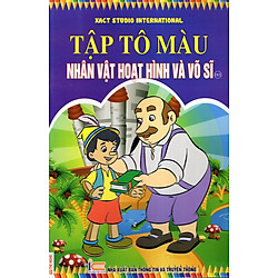 Tập Tô Màu Nhân Vật Hoạt Hình Và Võ Sĩ