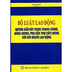 Bộ Luật Lao Động – Hướng Dẫn Xây Dựng Thang Lương, Bảng Lương, Phụ Cấp