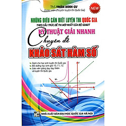 Kỹ Thuật Giải Nhanh Chuyên Đề Khảo Sát Hàm Số