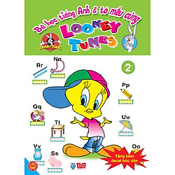 Bé Học Tiếng Anh Và Tô Màu Cùng Looney Tunes – Tập 2 (Tặng Kèm Decal Bóc Dán)