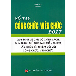 Sổ Tay Công Chức, Viên Chức Năm 2017