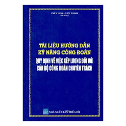 Tài Liệu Hướng Dẫn Kỹ Năng Công Đoàn Quy Định Về Việc Xếp Lương Đối Với Cán Bộ Công Đoàn Chuyên Trách