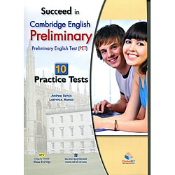 Succeed in PET – 10 Practice Tests (Gồm 1 Đĩa MP3)