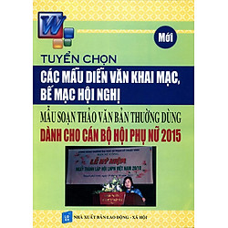 Tuyển Chọn Mẫu Diễn Văn Dành Cho Cán Bộ Hội Phụ Nữ