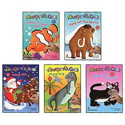 Vừa Học Vừa Chơi (Sách Bóc Dán) – Trọn Bộ 5 Tập