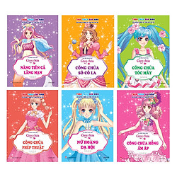 Combo Dán Hình Trang Phục Công Chúa (6 Cuốn)