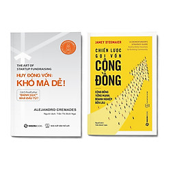 Combo 2 cuốn Gọi vốn Startup: Huy động vốn: khó mà dễ! + Chiến lược gọi vốn cộng đồng