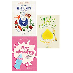 Combo Sổ Tay Ăn Dặm Của Mẹ + Ăn Dặm Không Nước Mắt +  Mẹ Đoảng – Những Nốt Thăng Hài Hước