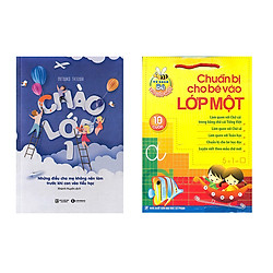 Combo sách chào lớp 1 và chuẩn bị cho bé vào lớp 1 tặng 1 flashcard trong hình