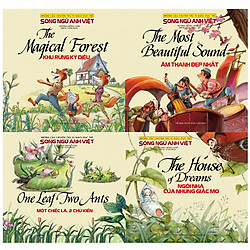 Combo Những Câu Chuyện Thú Vị Giáo Dục Trẻ – Khu rừng kỳ diệu, Âm thanh đẹp nhất, Ngôi nhà của những giấc mơ, Một chiếc lá, hai chú kiến
