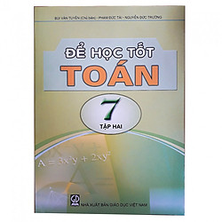 Để học tốt Toán 7 Tập 2