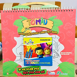 Tô Màu – Khám Phá Phong Cảnh Việt Nam (Tặng kèm hộp bút tô màu)