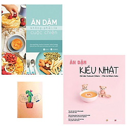 Combo Ăn Dặm Kiểu Nhật và Ăn Dặm Không Phải Là Cuộc Chiến ( Tặng Kèm Sổ Tay )