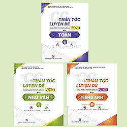 Combo CC Thần tốc luyện đề 2020 khối D môn: Toán – Văn – Anh (Tập 2)