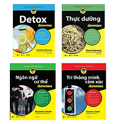 Bộ 4 cuốn sách Dummies nên có: Detox – Thực Dưỡng – Ngôn Ngữ Cơ Thể – Trí Thông Minh Cảm