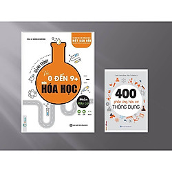Combo Hành trình từ 0 đến 9+ môn Hóa Học phần hữu cơ + 400 phản ứng hữu cơ (tặng kèm book