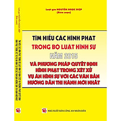 Tìm hiểu các hình phạt trong bộ luậtt hình sự năm 2015 và phương pháp quyết định hình phạ