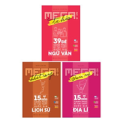 Combo Mega Luyện Đề THPTQG 2019: Văn – Sử – Địa