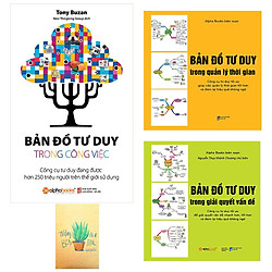 Combo Bản Đồ Tư Duy Trong Công Việc, Bản Đồ Tư Duy Trong Quản Lý Thời Gian và Bản Đồ Tư D
