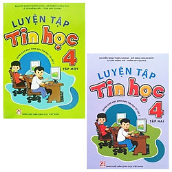 Combo Luyện Tập Tin Học 4: Tập 1 Và 2 (Bộ 2 Tập)