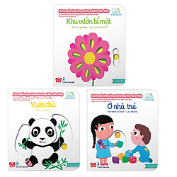Combo Sách Chuyển Động – Song Ngữ Anh – Việt: Khu Vườn Bí Mật + Vườn Thú + Ở Nhà Trẻ</spa