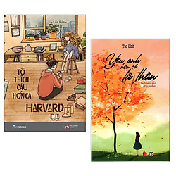 Combo 2 Cuốn Tiểu Thuyết Lãng Mạn: Tớ Thích Cậu Hơn Cả Harvard + Yêu Anh Hơn Cả Tử Thần /