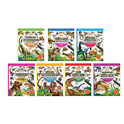 Combo sách Kiến thức về khủng long trọn bộ 7 cuốn