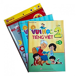 Combo Vui học Tiếng Việt lớp 2 + tập bọc sách vở