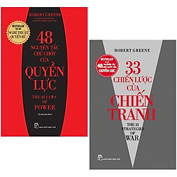 Bộ Sách Robert Greene (48 Nguyên Tắc Chủ Chốt Của Quyền Lực + 33 Chiến Lược Của Chiến Tra